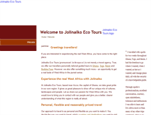 Tablet Screenshot of joli-ecotours.com